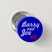 Badge Rond 2,50 Cm Barry et Joe '08 - customisé (Devant & derrière)