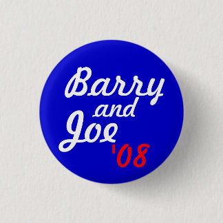 Badge Rond 2,50 Cm Barry et Joe '08 - customisé
