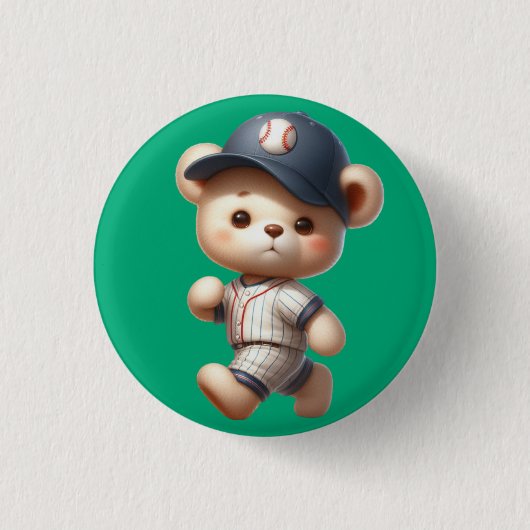 Badge Rond 2,50 Cm Baseball Bears 1 (Devant)