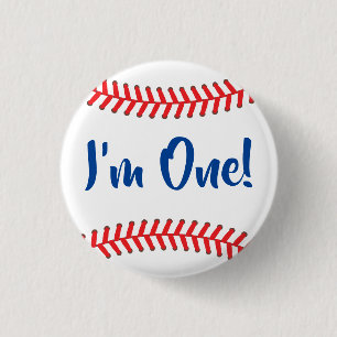 Badge Rond 2,50 Cm Baseball Cute Sports Fête d'Anniversaire des enfan
