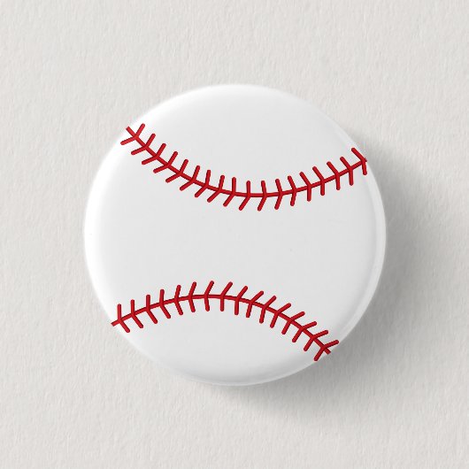 Badge Rond 2,50 Cm Baseball Sport / Softball (Devant)