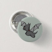 Badge Rond 2,50 Cm Bat Dog (Devant & derrière)