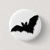 Badge Rond 2,50 Cm Bat noir (Devant)