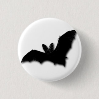Badge Rond 2,50 Cm Bat noir