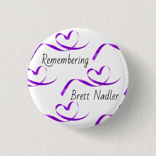 Badge Rond 2,50 Cm Baverdose internationale d'Awareness Day Button (Devant)