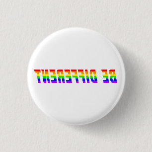 Badge Rond 2,50 Cm Be LGBTQ+ Pride