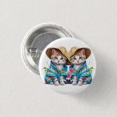 Badge Rond 2,50 Cm Beachcombers (Devant & derrière)