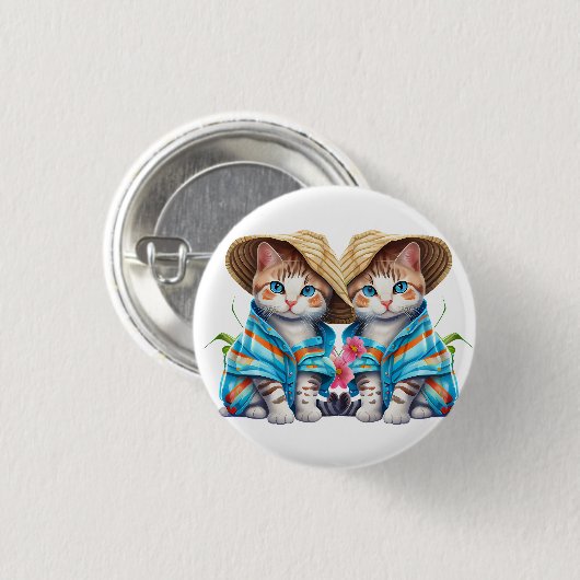 Badge Rond 2,50 Cm Beachcombers (Devant & derrière)