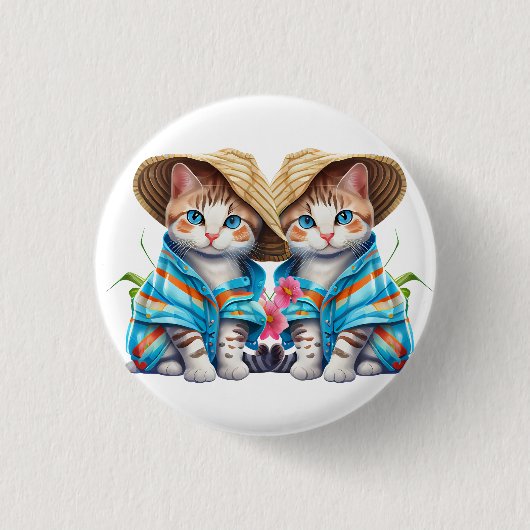Badge Rond 2,50 Cm Beachcombers (Devant)