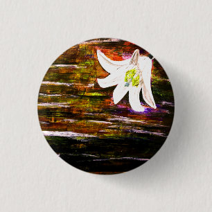 Badge Rond 2,50 Cm Beau bouton Flower