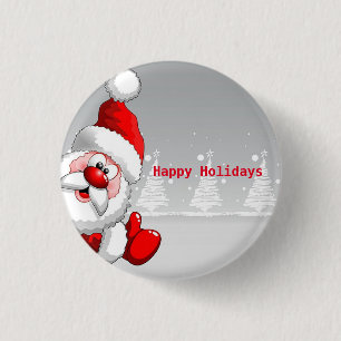Badge Rond 2,50 Cm Beau, étonnant Noël Père Noël