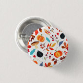 Badge Rond 2,50 Cm Beau Motif d'automne (Devant & derrière)