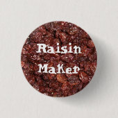 Badge Rond 2,50 Cm Beaucoup de raisins (Devant)