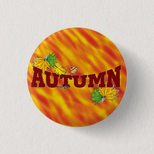 Badge Rond 2,50 Cm Beauté d'automne -