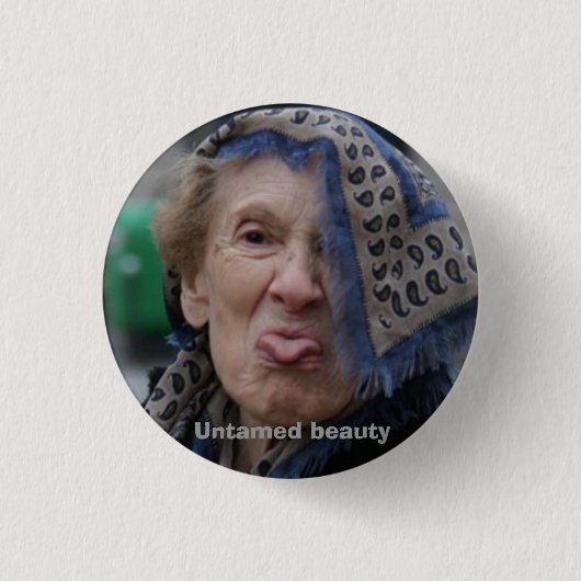 Badge Rond 2,50 Cm Beauté indomptée (Devant)