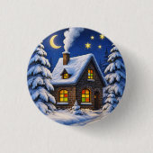 Badge Rond 2,50 Cm Beautiful Christmas themed (Devant)