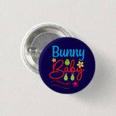 Badge Rond 2,50 Cm Bébé lapin-62342 (Devant & derrière)