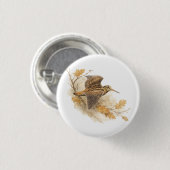 Badge Rond 2,50 Cm Bécasse  (Devant & derrière)
