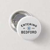 Badge Rond 2,50 Cm Bedford entrant (Devant & derrière)