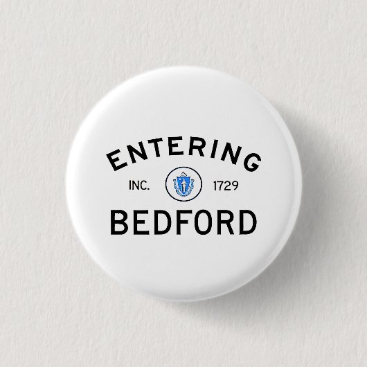 Badge Rond 2,50 Cm Bedford entrant (Devant)