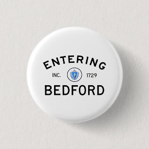 Badge Rond 2,50 Cm Bedford entrant