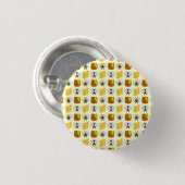 Badge Rond 2,50 Cm Bee Art (Devant & derrière)