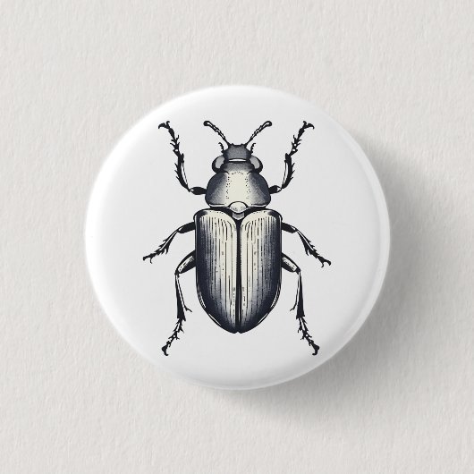 Badge Rond 2,50 Cm Beetle (Devant)