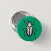 Badge Rond 2,50 Cm Beetle (Devant & derrière)