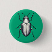 Badge Rond 2,50 Cm Beetle (Devant)