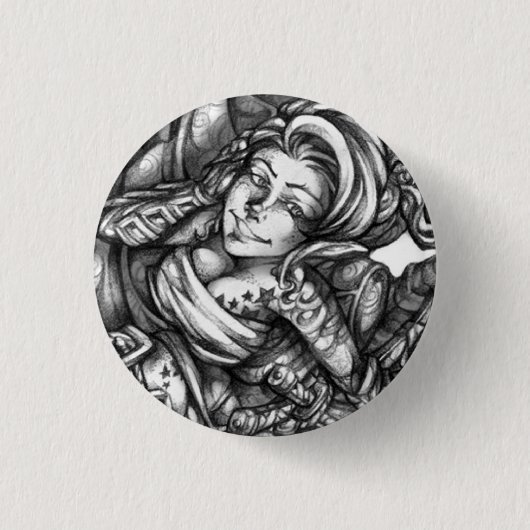 Badge Rond 2,50 Cm BeetleRider (Devant)