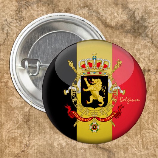 Badge Rond 2,50 Cm Belgique & Belgique Drapeau mode, sacs / ventilate