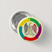 Badge Rond 2,50 Cm Belgique sans frontières (Devant & derrière)