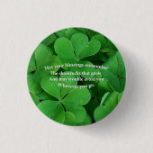Badge Rond 2,50 Cm Bénédiction irlandaise (Devant)