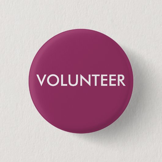 BADGE ROND 2,50 CM BÉNÉVOLE (Devant)