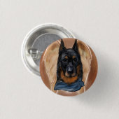 Badge Rond 2,50 Cm Berger de Beauce (Devant & derrière)