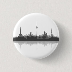 Badge Rond 2,50 Cm Berlin Button / Feker / Pin
