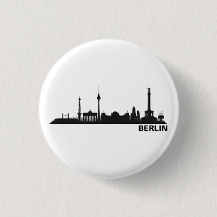 Badge Rond 2,50 Cm Berlin Button / Feker / Pin