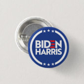 Badge Rond 2,50 Cm Biden Harris (Devant & derrière)