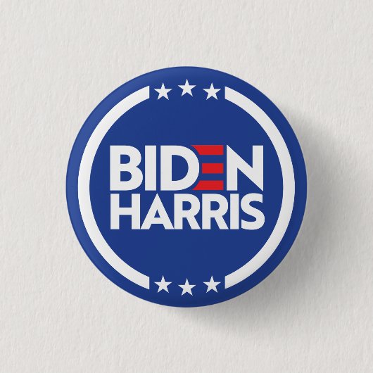 Badge Rond 2,50 Cm Biden Harris (Devant)