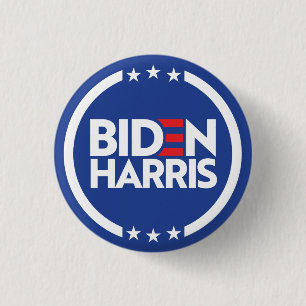 Badge Rond 2,50 Cm Biden Harris