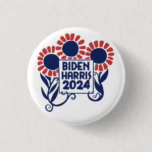 Badge Rond 2,50 Cm Biden Harris 2020