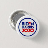 Badge Rond 2,50 Cm Biden/Harris 2020 (Devant & derrière)