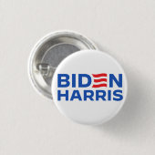 Badge Rond 2,50 Cm Biden Harris Blue (Devant & derrière)