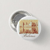 Badge Rond 2,50 Cm Biélorussie Mir Castle Architecture Button Pin (Devant & derrière)