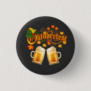 Badge Rond 2,50 Cm Bière d'Oktoberfest 