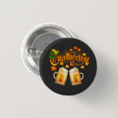 Badge Rond 2,50 Cm Bière Oktoberfest (Devant & derrière)