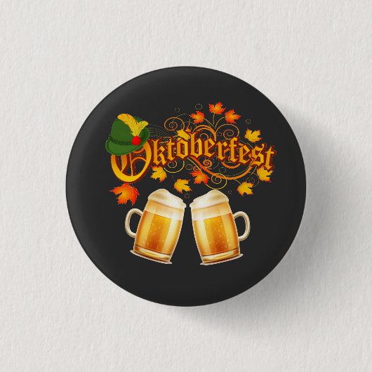 Badge Rond 2,50 Cm Bière Oktoberfest (Devant)
