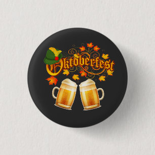 Badge Rond 2,50 Cm Bière Oktoberfest