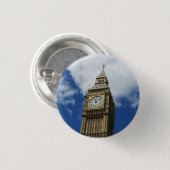 Badge Rond 2,50 Cm Big Ben, Londres, Angleterre (Devant & derrière)
