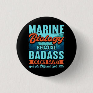 Badge Rond 2,50 Cm Biologiste marin